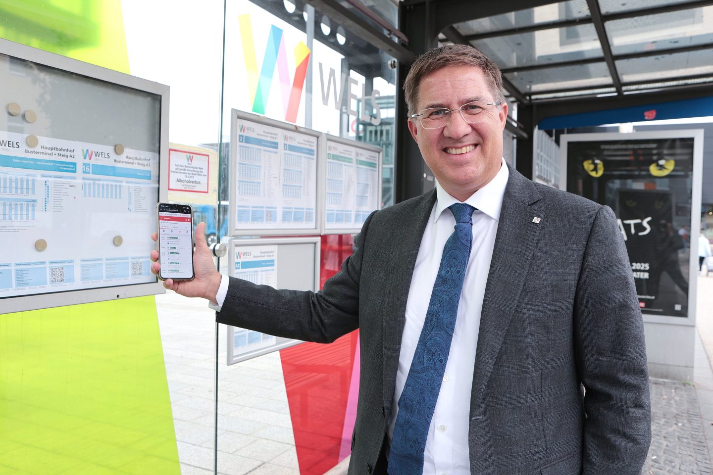 Echtzeitdaten-Integration in den Linienpaketen der Wels Linien